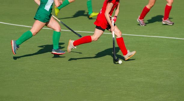istock Midsection Of Woman Playing Hokey 1279113080