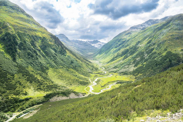 istock Beautiful valley and alpine landscape 1279113741