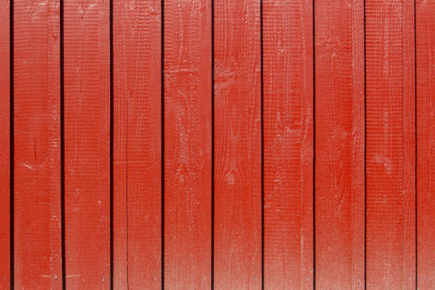 istock Fresh painted red wood panels texture 1279114930