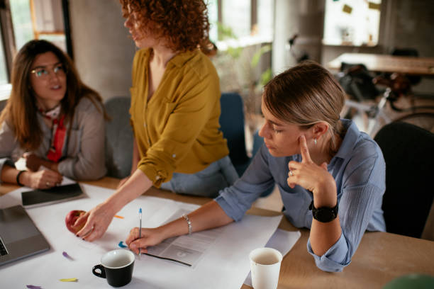istock Businesswomen working on a new project. 1279119753