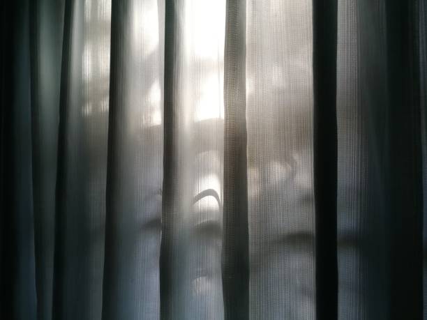 istock Full frame shot of transparent curtain 1279120661