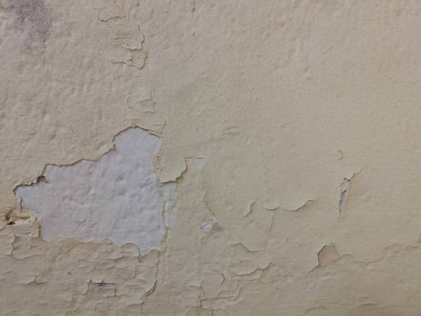 istock Full frame shot of peeling paint on the wall 1279120682
