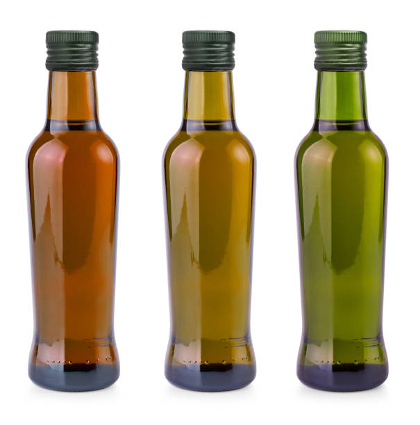 istock set of bottles with olive oil on white background 1279122986