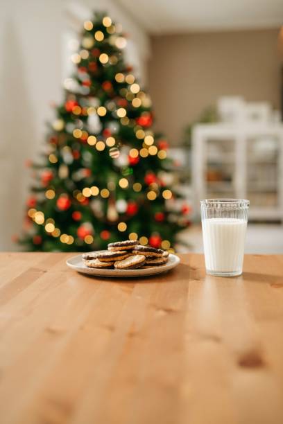 istock Milk and cookies on the table 1279127854