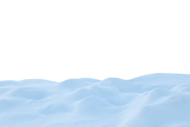 istock A large beautiful snowdrift isolated on white background.Winter snow  background. A big snow drift 1279128842