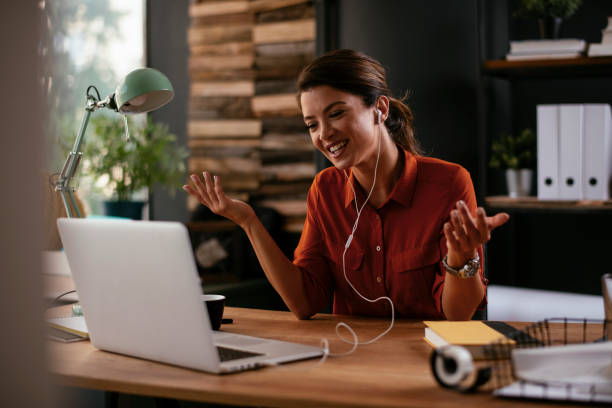 istock Young businesswoman drinking coffee in her office. 1279132747