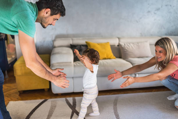 istock First steps of our baby 1279132949