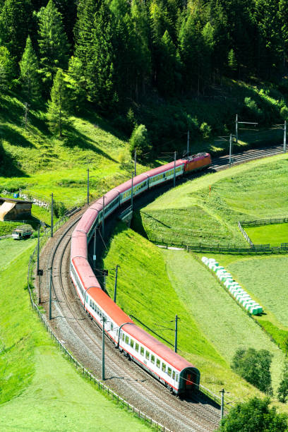 istock Passenger train at the Brenner Railway in Austria 1279133304