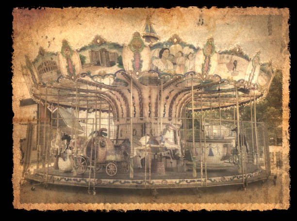 istock vintage photo flying horse carousel 1279133861