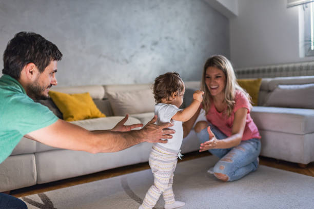 istock First steps of our baby 1279134517