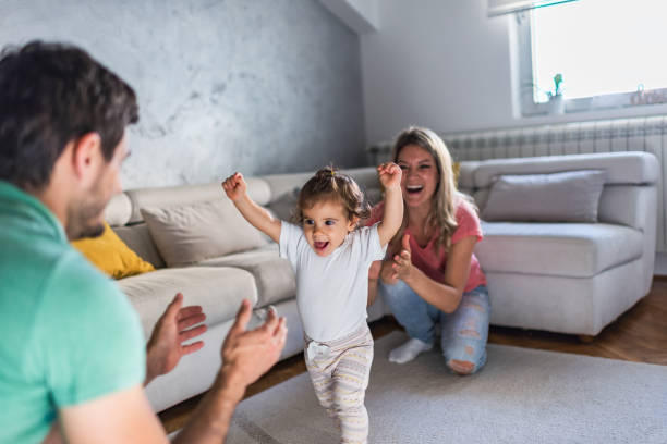 istock First steps of our baby 1279135030