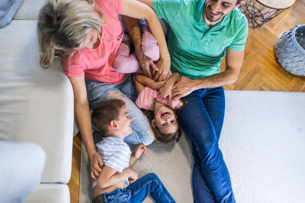istock Happy family enjoying time together 1279135349