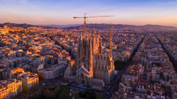 istock The Holy Sunset Family 1279136558