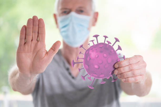 istock Concept of protection against virus 1279140063