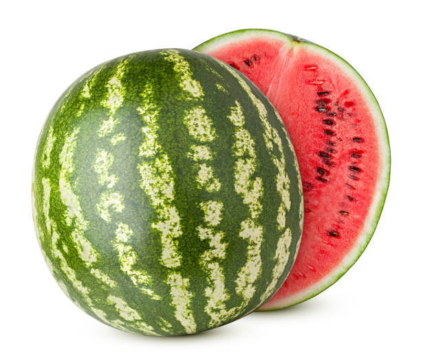 istock watermelon isolated on white background, clipping path, full depth of field 1279143543