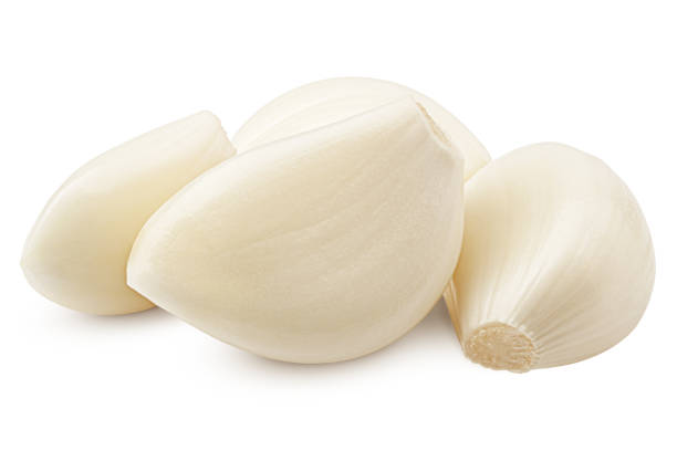 istock garlic, isolated on white background, clipping path, full depth of field 1279143613