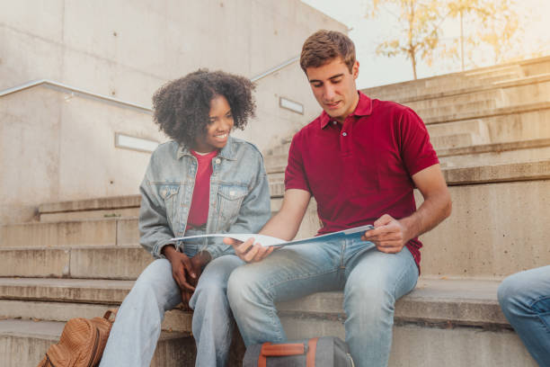 istock College Students Studying Together on the Campus 1279143652