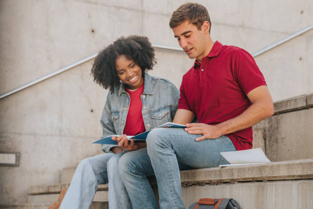 istock College Students Studying Together on the Campus 1279143724