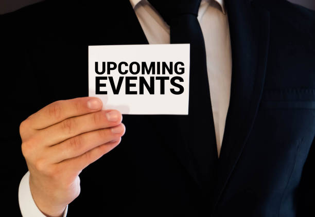 istock Word, writing Upcoming Events. 1279149925