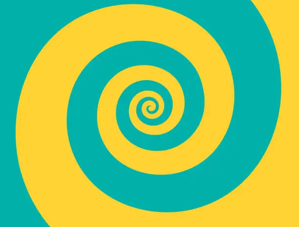 Vector illustration of Spiral Wave Background