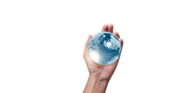 istock Globe ,earth in human hand, holding our planet glowing. Earth image by Nasa 1279153096