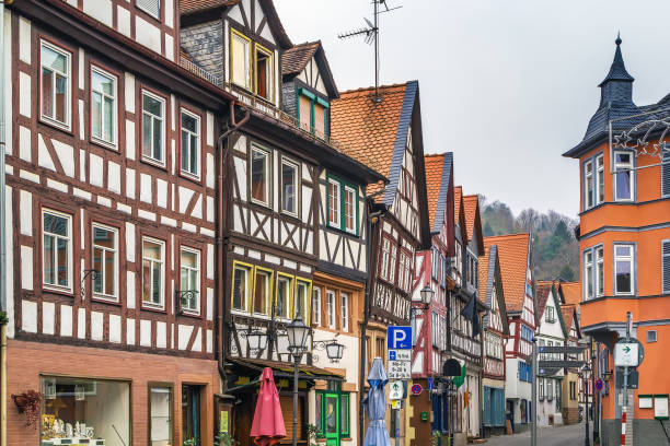 istock Street in Budingen, Germany 1279156156