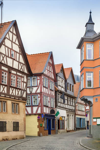 istock Street in Budingen, Germany 1279156188