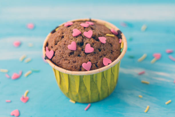 istock delicious cupcakes with heart-shaped confectionery 1279158132