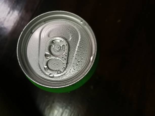 istock Top view of a can on wood background 1279162170