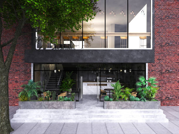 istock 3D RENDER OF TEA AND CAFE SHOP 1279172740