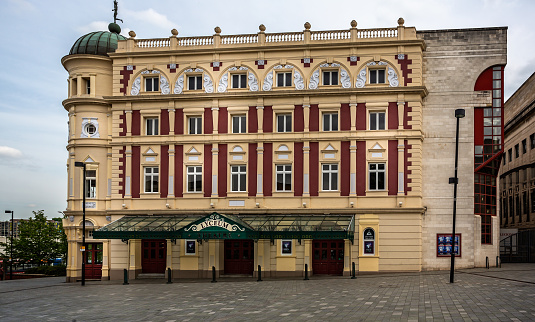 The Lyceum Theatre in Tudor Square, Sheffield, Yorkshire, UK taken on 18 May 2018