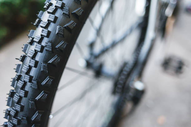 istock Bicycle wheel and tire in perfect condition 1279176250