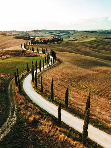 winding roads of val d'orcia