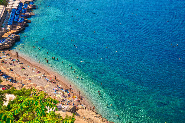 istock Arvanitia beach from high view, Nafplio, Greece 1279185092