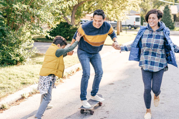 istock Hispanic family having fun outdoor 1279190185