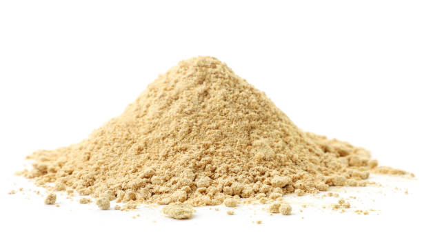 istock A pile of ground ginger on a white background. Isolated 1279191650