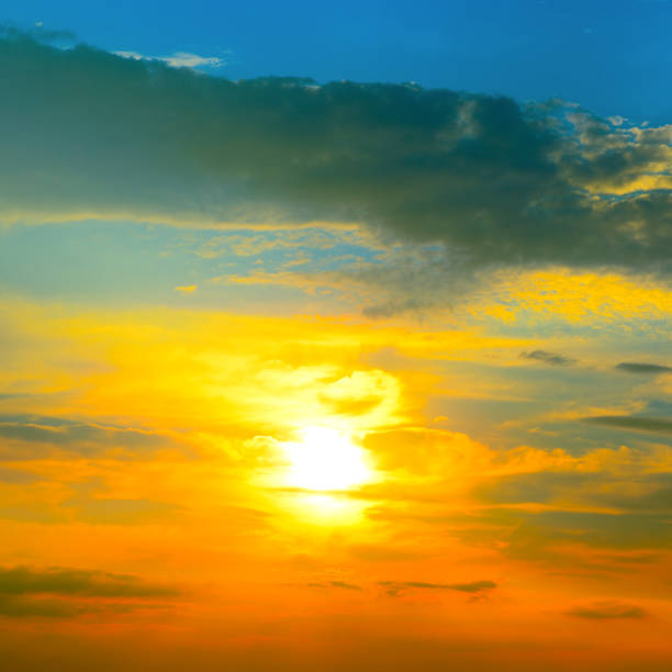 istock Beautiful sky and colorful clouds at sunset 1279196797