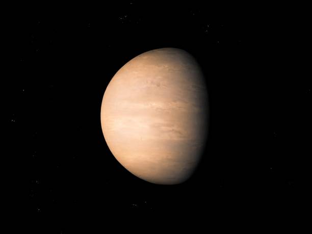 istock Venus planet in space, illuminated by the sun. 1279198704