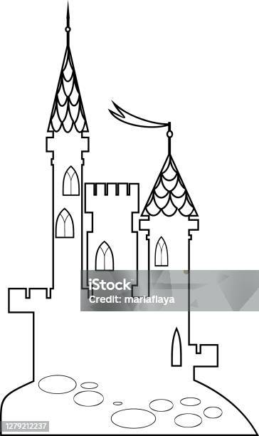 Ilustración de Página Para Colorear Con Castillo De Cuento De Hadas De Dibujos Animados Con Torres Altas y más Vectores Libres de Derechos de Castillo - Estructura de edificio - iStock Ilustración de Página Para Colorear Con Castillo De Cuento De Hadas De Dibujos Animados Con Torres Altas y más Vectores Libres de Derechos de Castillo - Estructura de edificio - iStock