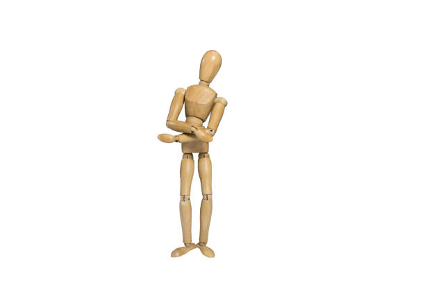 istock Wooden figure doll 1279215813