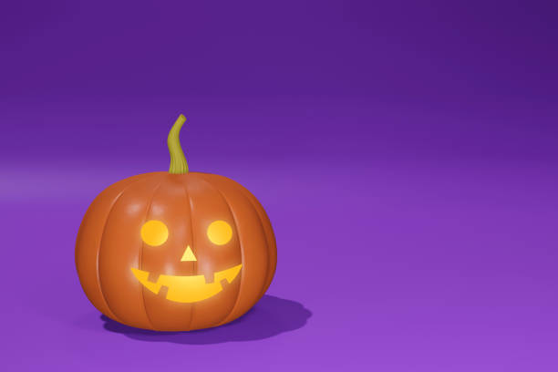 istock 3D illustration of Halloween background 1279224890