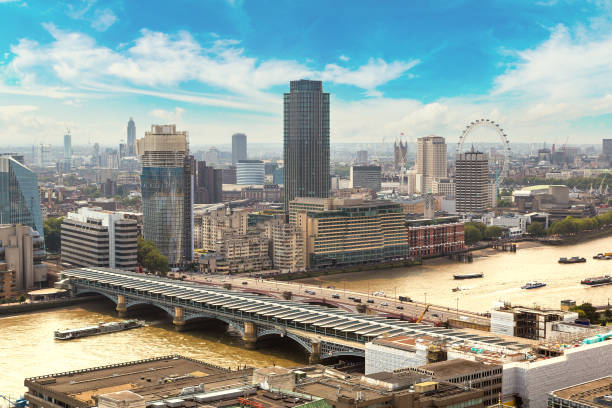 istock Panoramic aerial view of London 1279226549