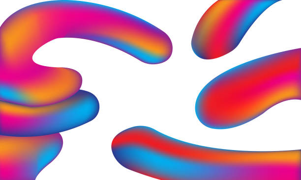 istock Neon liquid splash colorful . Futuristic fluid paint template. Abstract neon background. Suitable For Wallpaper  Banner  Card  Book Illustration  Web Landing Page  and Other Related Creative 1279242118