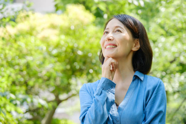 istock attractive middle asian woman relaxing at park 1279246350