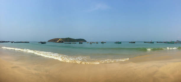 Nagapali beach  Myanmar stock photo