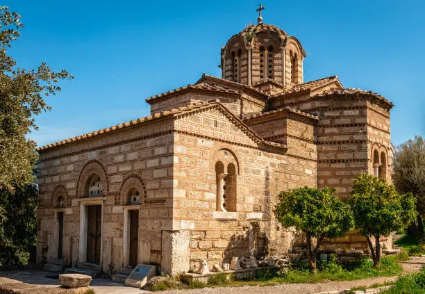 The Church of the Holy Apostles (aka Holy Apostles of Solaki), located in the Ancient Agora of Athens, Greece, next to the Stoa of Attalos, and can be dated to around the late 10th century.
