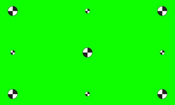 Vector illustration of Green screen