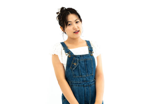 istock Young woman in overalls 1279274696
