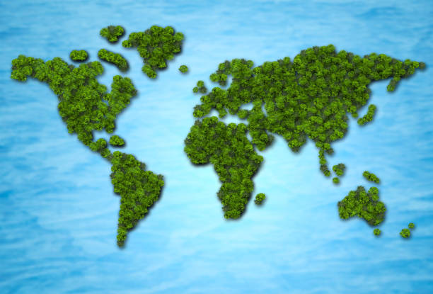 istock Forest in a shape of world 1279277166