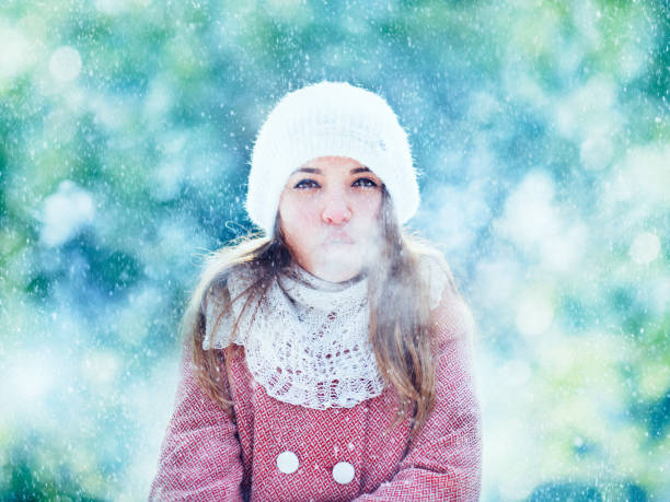 Snow and cold in the nature